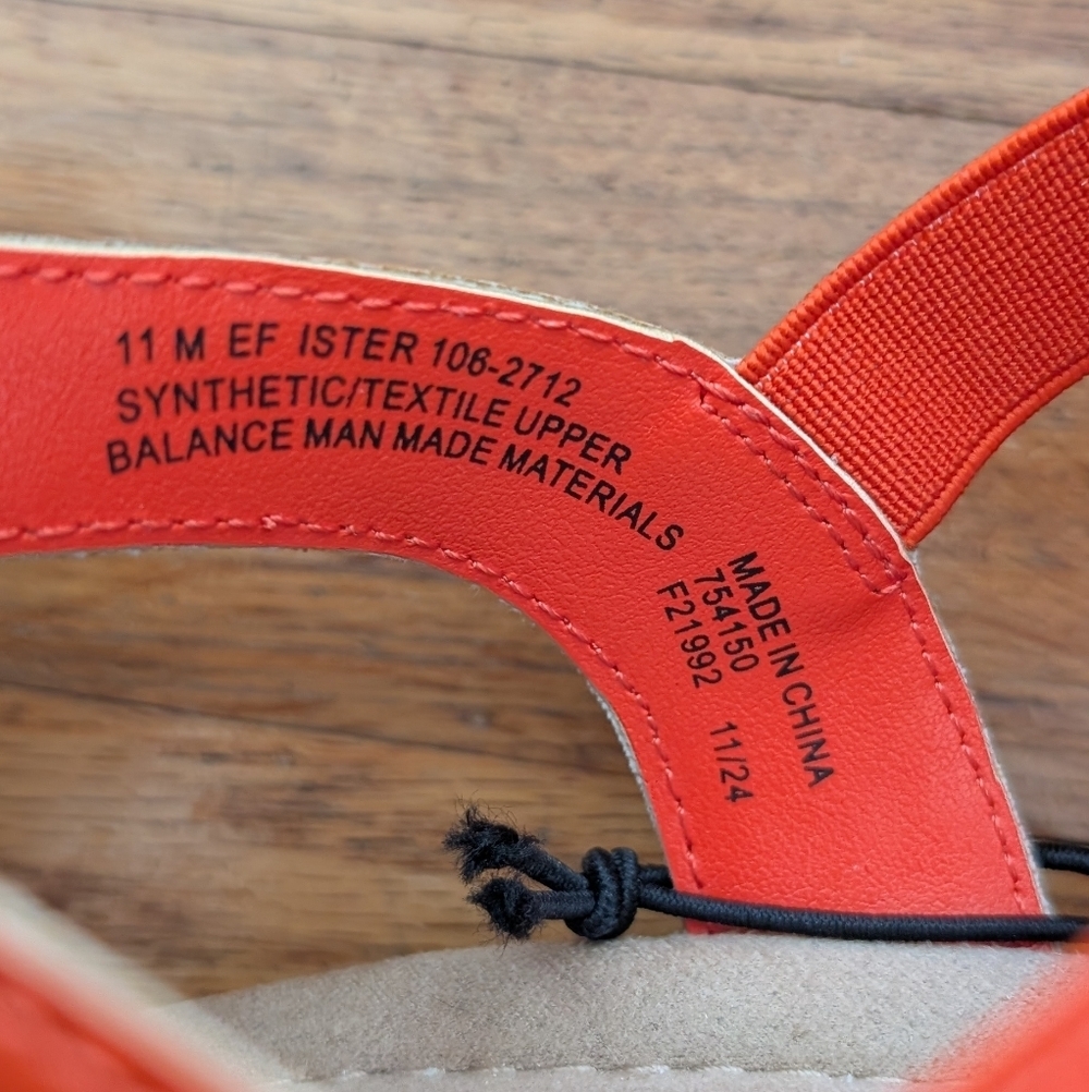 NWT East 5th Bright Orange Ister Floral Strappy Sandals - Picture 7 of 8
